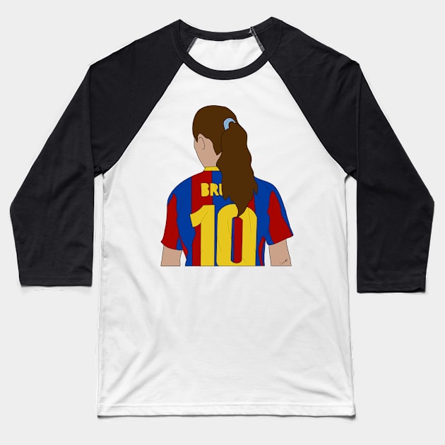 Bruna Vilamala 10 Baseball T-Shirt by WilliamCreus